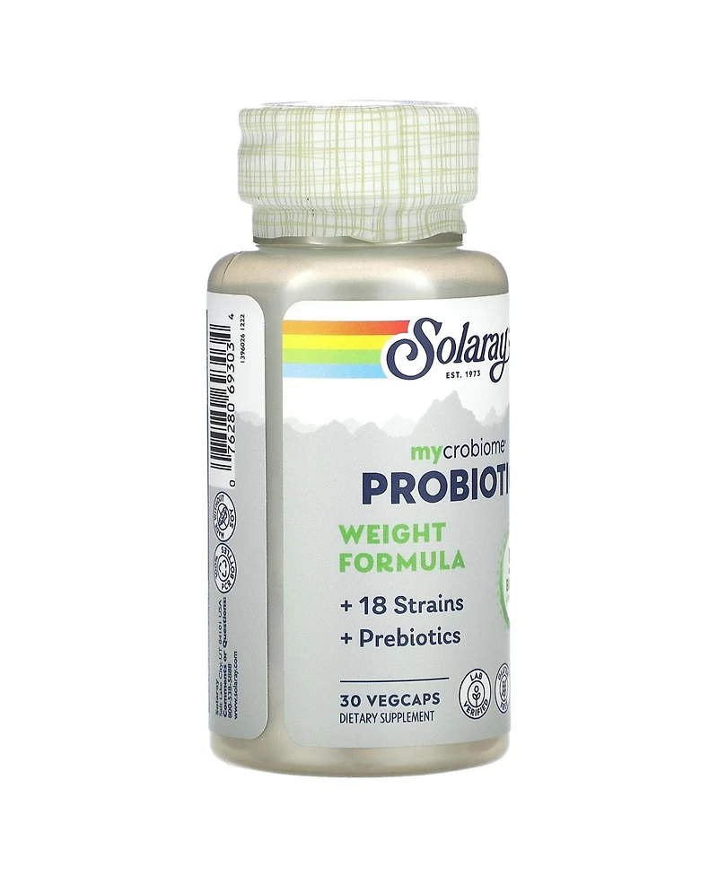 Solaray Mycrobiome Probiotic Weight Formula 50 Billion