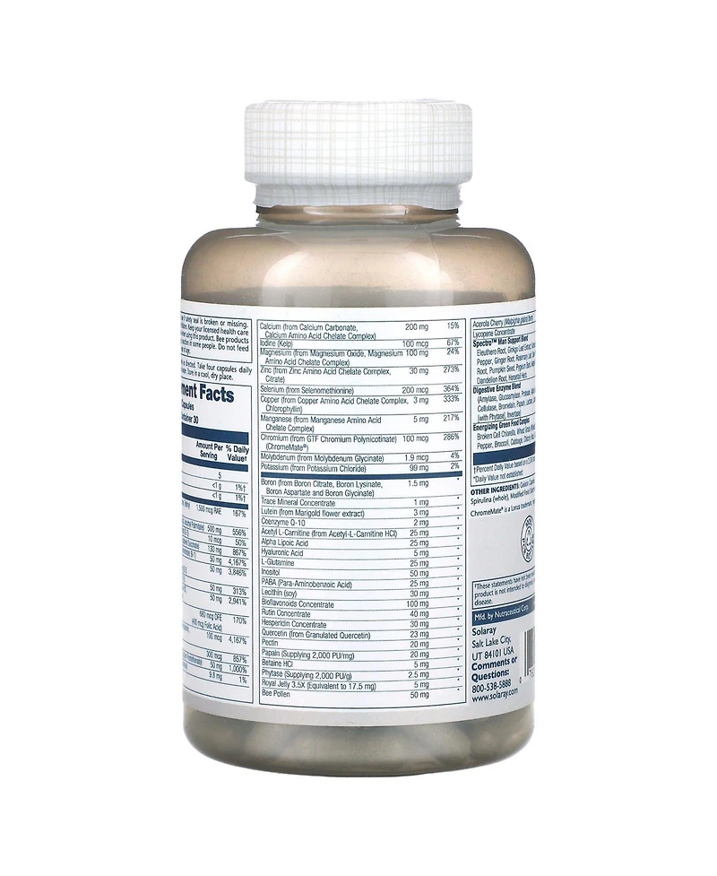 Solaray Spectro Multivitamin Man