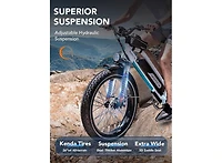Multijoy Electric Bike for Adults,Upgraded 48V 20Ah Removable Battery,Peak 1000W Powerful Motor,70Mi Long Range,26"x4" Fat Tire,Ul Certified
