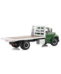 1/64 1970s International Loadstar Flatbed Truck Green Dcp by First Gear 60-2039