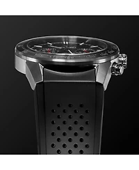 Vincero Men's Rogue Chronograph Watch in Gunmetal with Red Accents & Silicone Strap