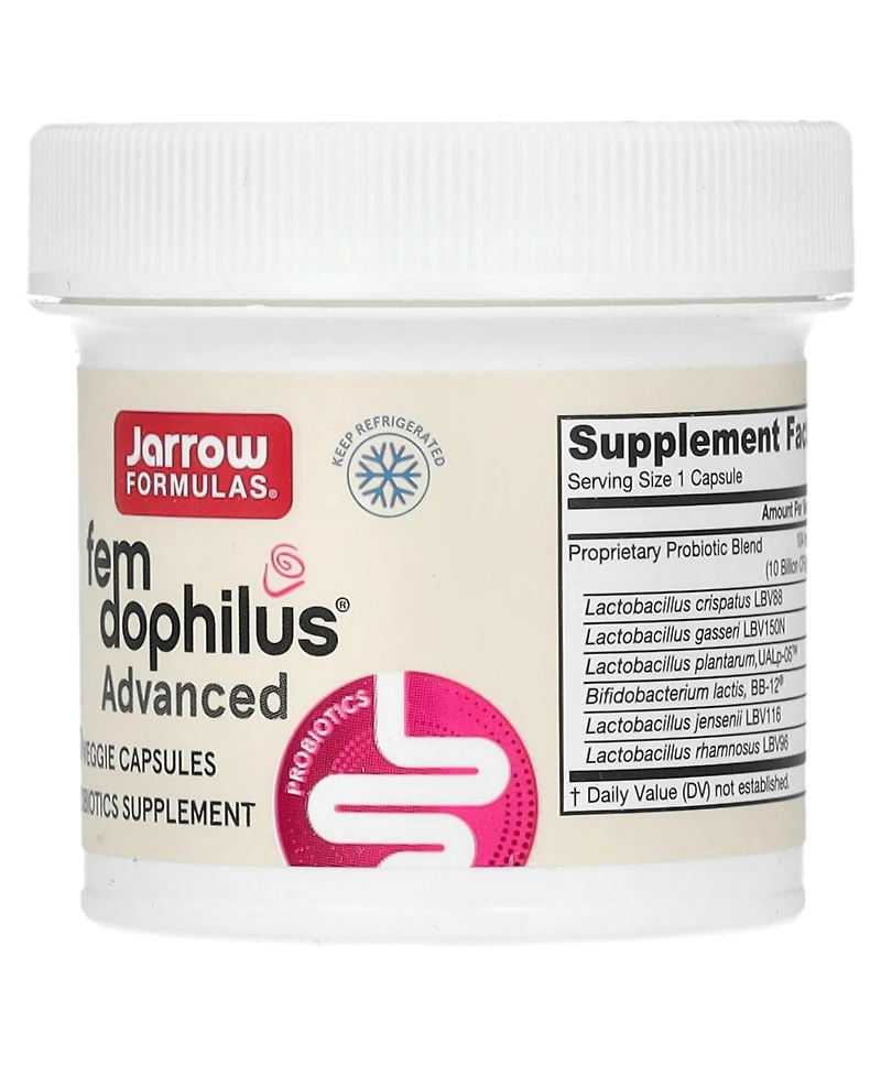 Jarrow Formulas Nutrition Fem Dophilus Advanced 10 Billion Cfu (104 mg)