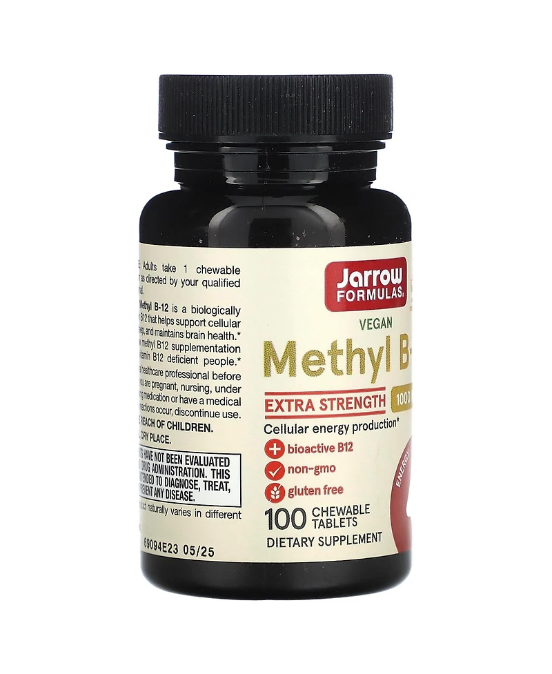 Jarrow Formulas Methyl B-12 Lemon 1 000 mcg