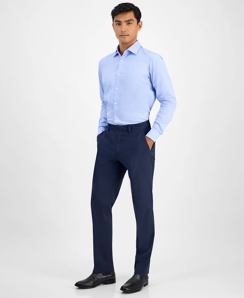Hugo by Boss Men's Modern-Fit Solid Wool-Blend Suit Separate Pants