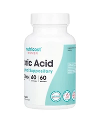 Nutricost Women Boric Acid Vaginal Suppository 600 mg