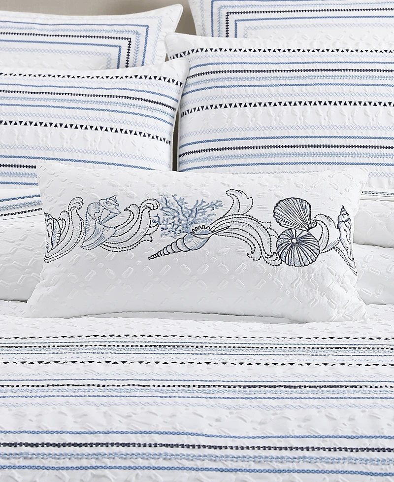 J Queen New York Bayside Boudoir Decorative Pillow, 12" x 21"