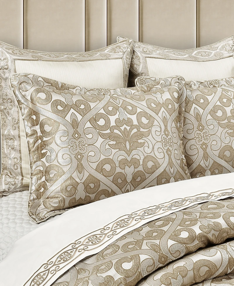 J Queen New York Amaretto Jacquard 4-Pc. Comforter Set, Queen