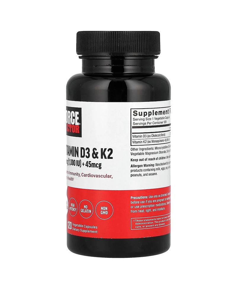 Force Factor Vitamin D3 & K2