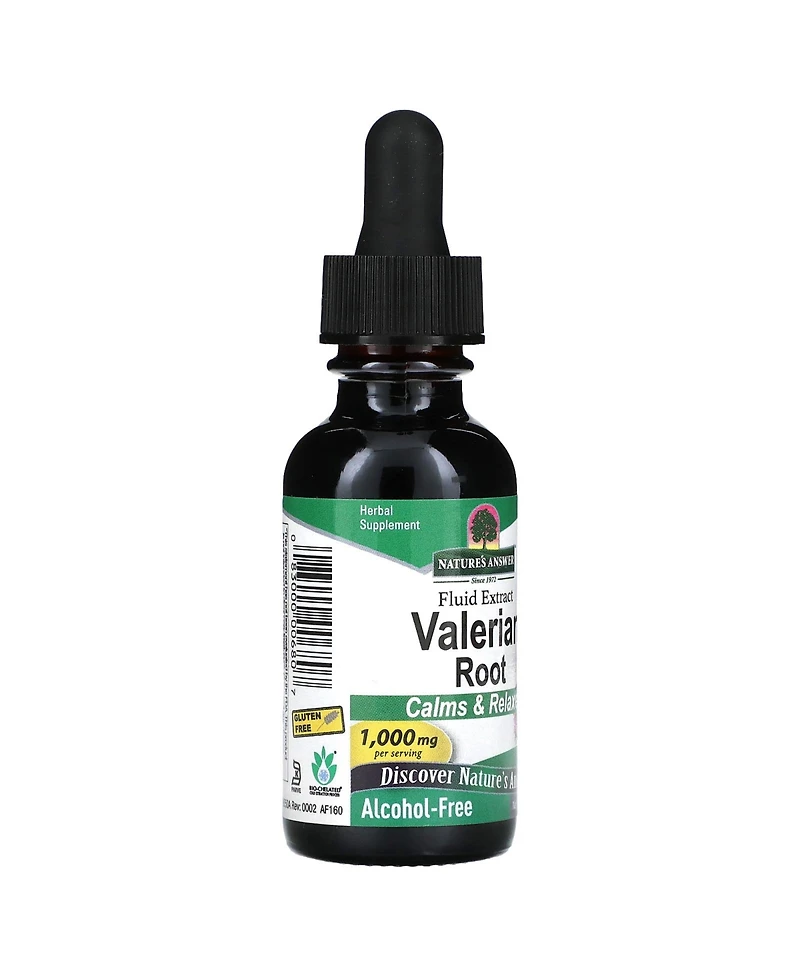 Nature's Answer Valerian Root Alcohol Free 1 000 mg