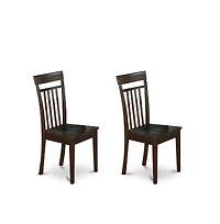 East West Furniture 5 Pc Kitchen nook Dining set-Kitchen Table and 4 Kitchen Chairs