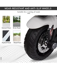Aosom 3-Wheel Kids Ride On Motorcycle W/ High-Traction Wheels,