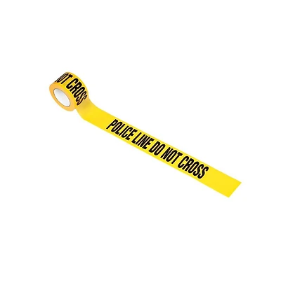Pyle 6 Pieces Safety Yellow Caution Tape Set - 200 Meters Long Tape Roll Suitable for a Wide Range of Applications, Including Roadworks, Events