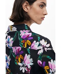 Desigual Women's Combined silhouette floral shirt