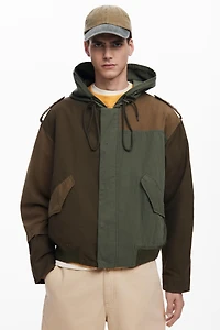 Desigual Men's Hooded jacket with patches