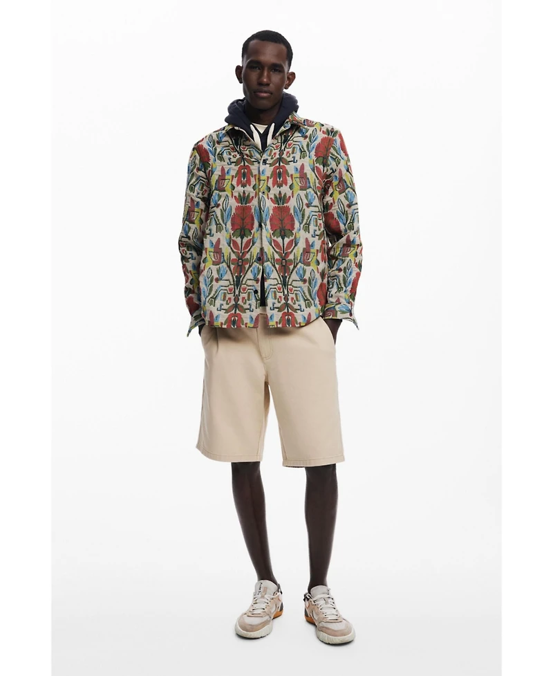 Desigual Men's Ethnic long-sleeve shirt