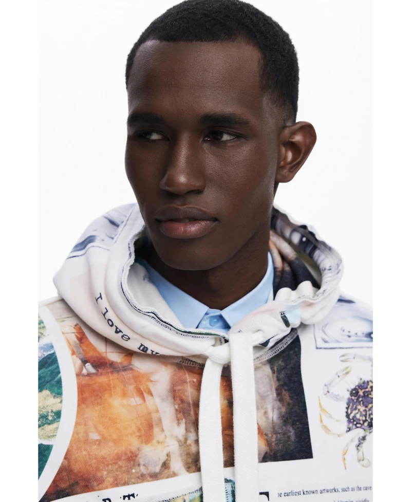 Desigual Men's Sunflower hoodie