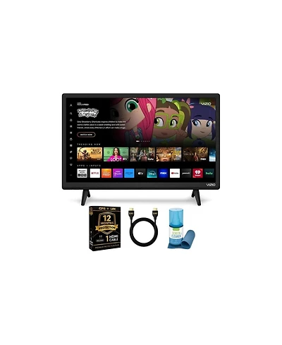 Vizio 24" Class D-Series 1080p Full Hd Smart Tv Bundle