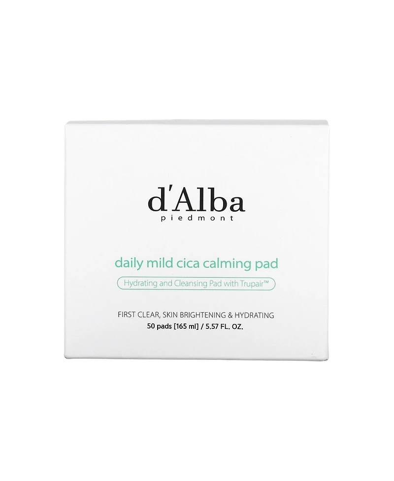 d'Alba Daily Mild Cica Calming Pad 50 Pads