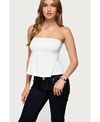 Edikted Women's Beaux Strapless Babydoll Top