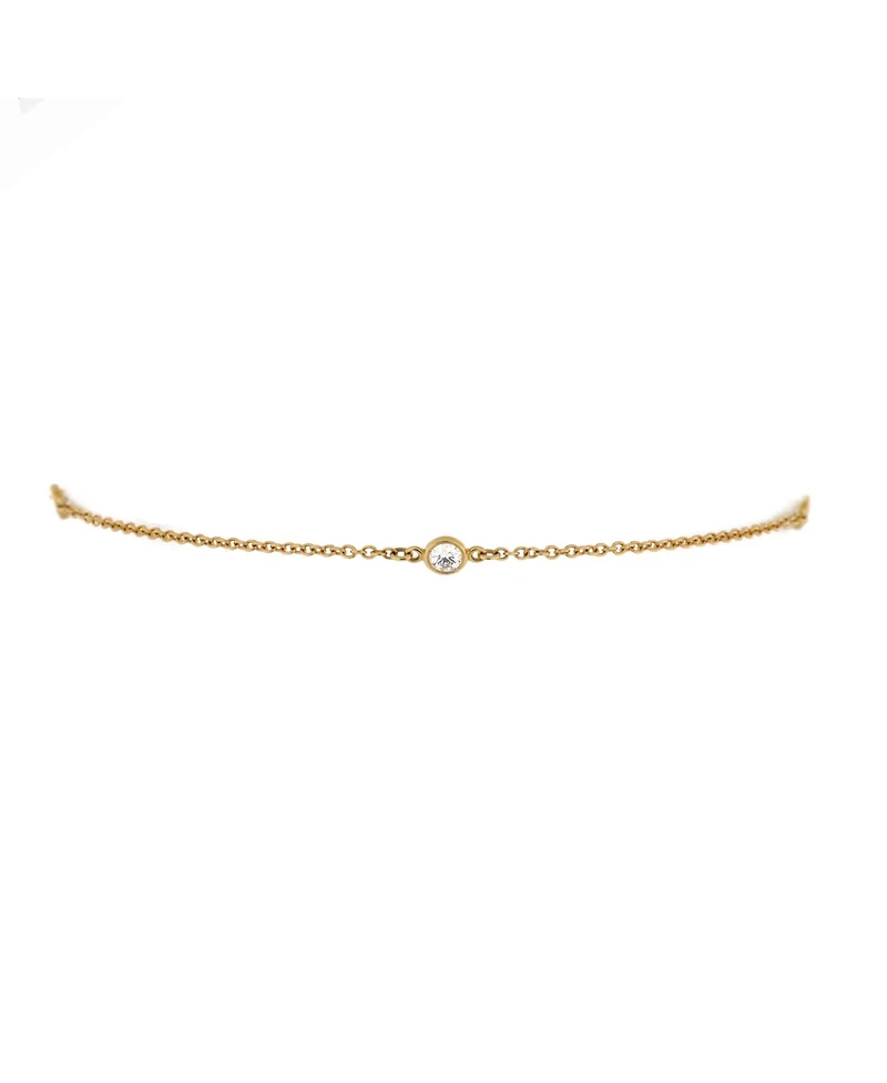 Pre-Owned Tiffany & Co. Elsa Peretti Diamonds by the Yard 3 Stone Bracelet
