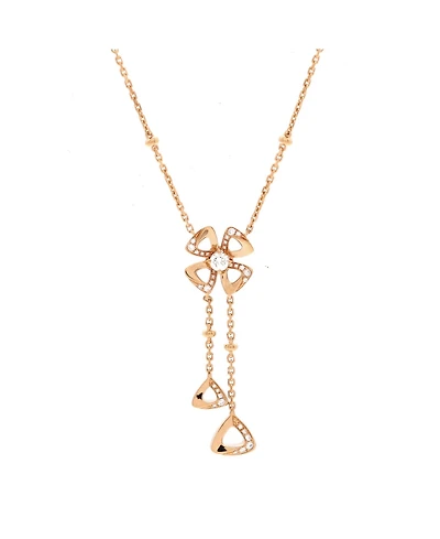 Pre-Owned Bvlgari Fiorever Drop Pendant Necklace