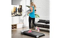 Akiudex 2.5HP Under Desk Treadmill with Remote Control and 3 Countdown Modes