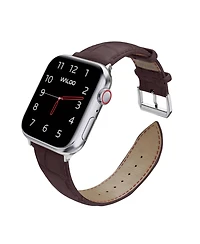 Waloo Crocodile Texture Leather Replacement Band for Apple Watch