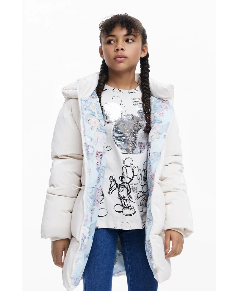 Desigual Girls Girls's Long shiny padded jacket