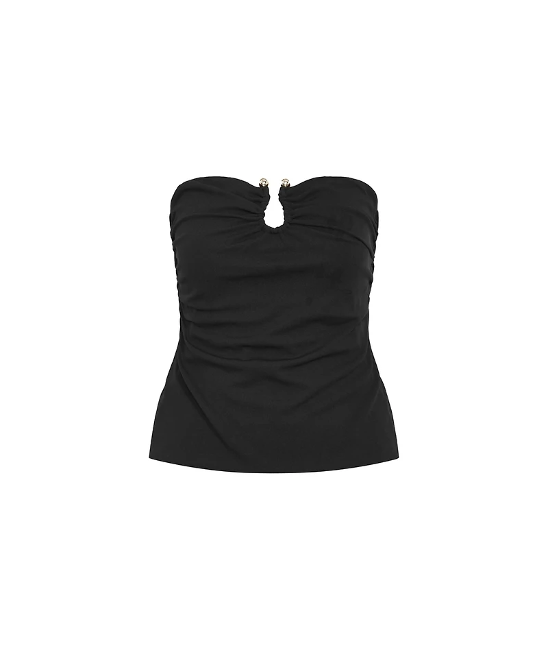 City Chic Plus Lila Top