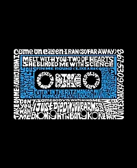 La Pop Art Plus 80's One Hit Wonders Word Tank Top