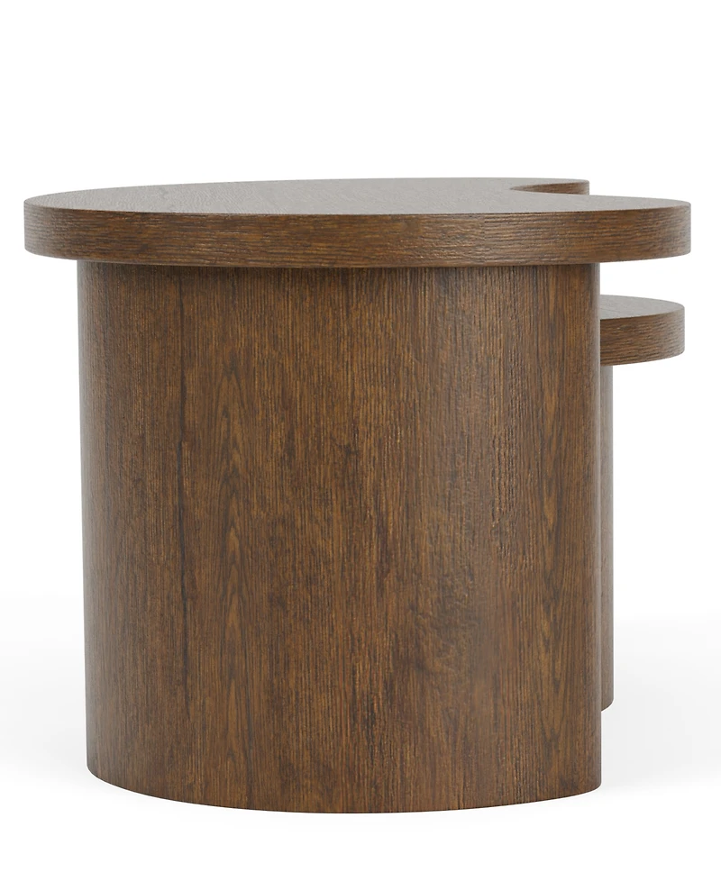 Santa Cruz 20" Wood Bunching Cocktail Table
