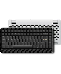 Lofree Edge Low Profile Mechanical Keyboard, 75% Rechargeable Bluetooth and Wired Connection for Windows, Mac Os/Pom Switches 2.0, Carbon Fiber Top Ca