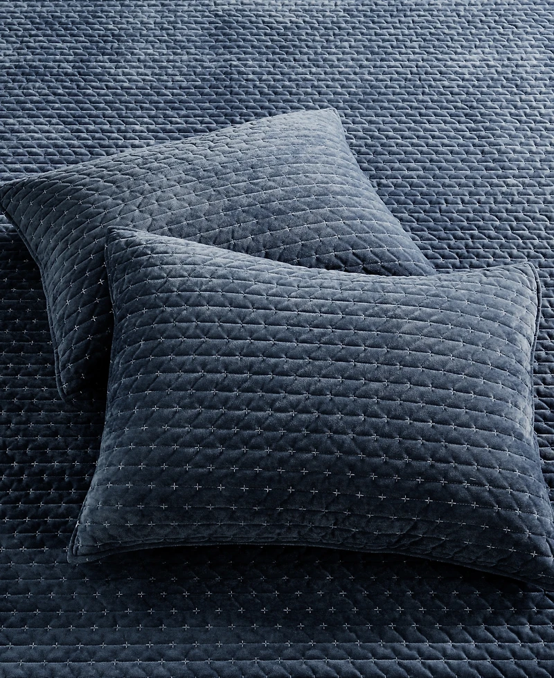 Levtex Velvet Stitch Reversible 3-Pc. Quilt Set