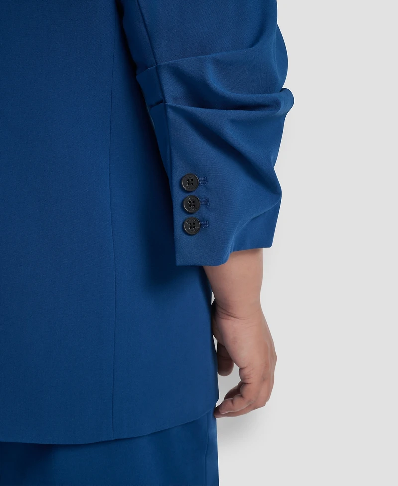 Dkny Plus Notch Collar Jacket
