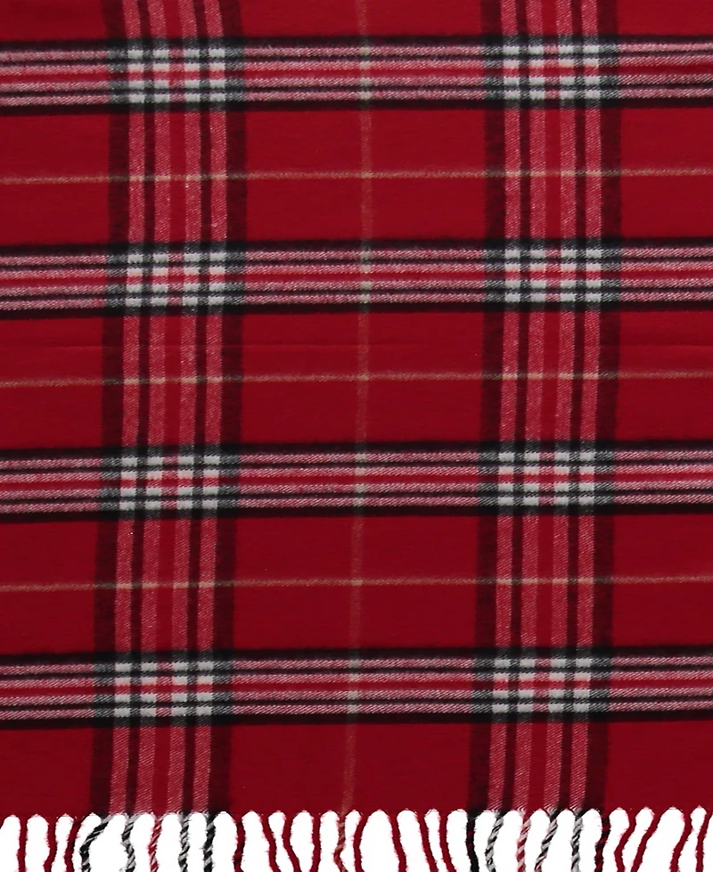 V. Fraas Men's Classic Plaid Cashmink Scarf