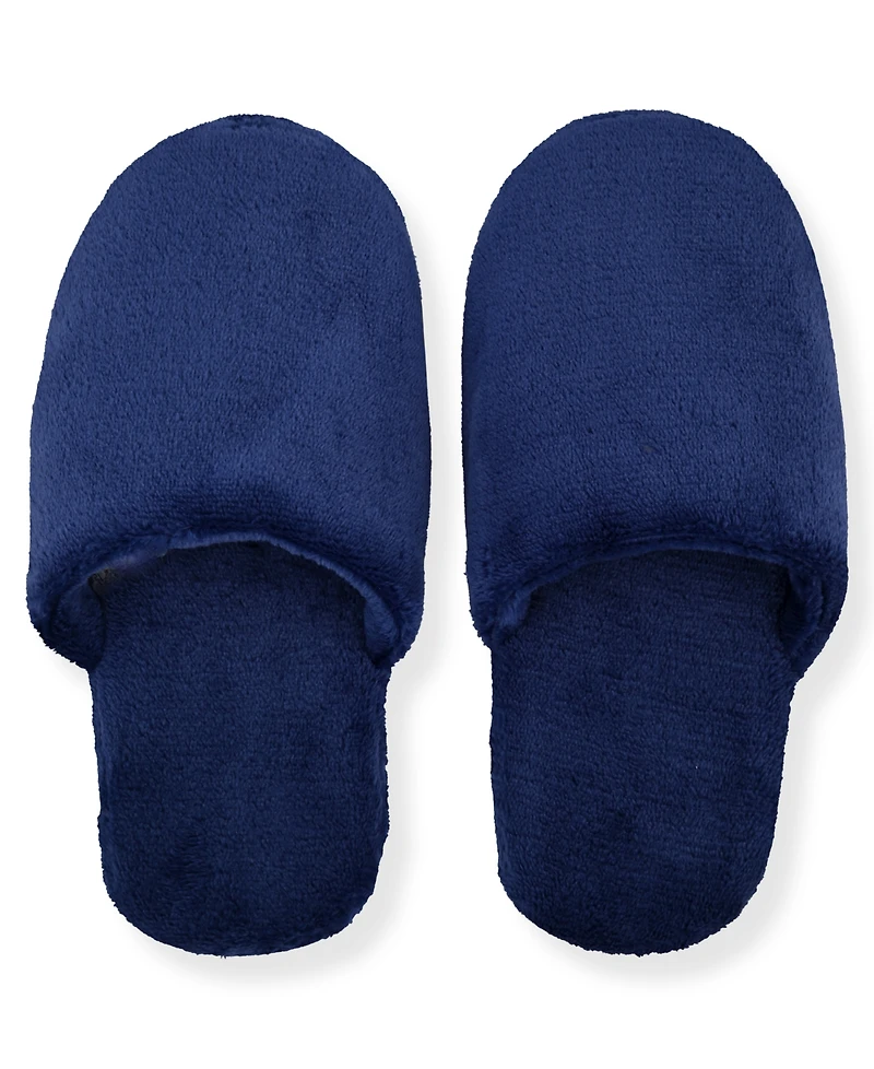 Max & Olivia Little and Big Boys 2-Piece Flannel Fleece Robe Slippers Set