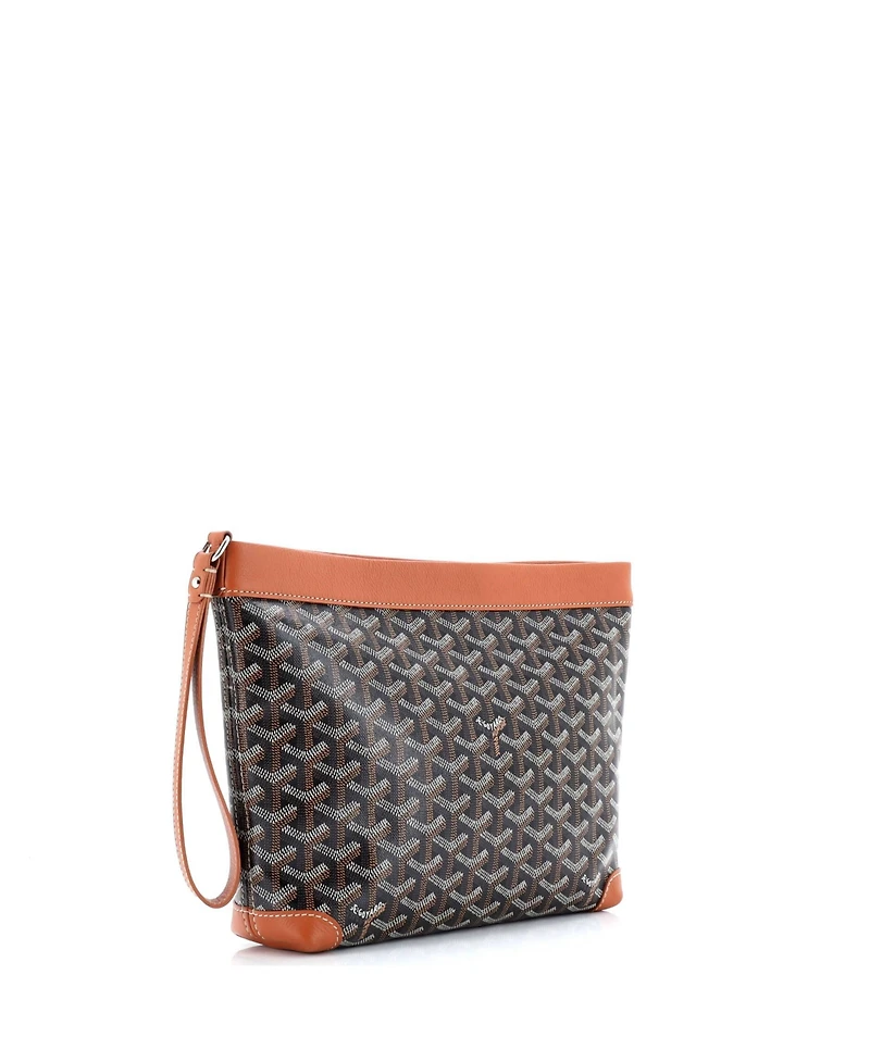 Pre-Owned Goyard Goyardine Conti Pouch Coated Canvas