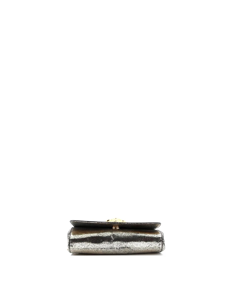 Pre-Owned Versace Small Medusa Chain Clutch Leather