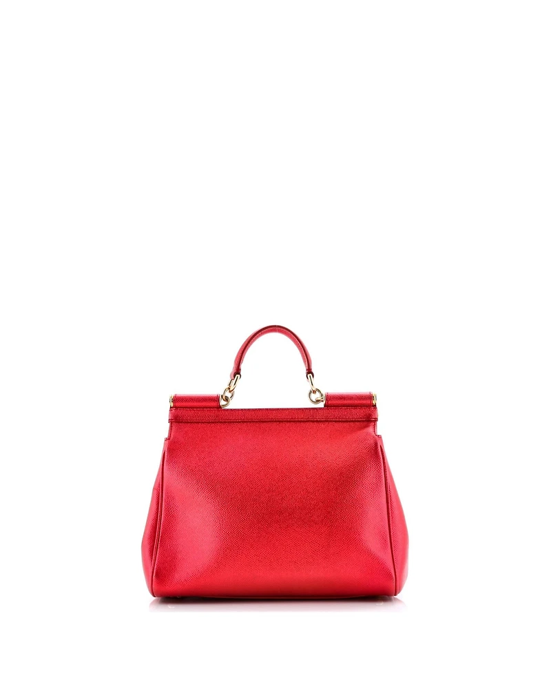 Pre-Owned Dolce & Gabbana Medium Miss Sicily Bag Leather