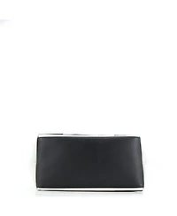 Pre-Owned Balenciaga Medium Navy Cabas Canvas with Leather