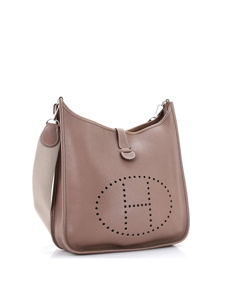 Pre-Owned Hermes Gm Evelyne Bag Gen I Clemence
