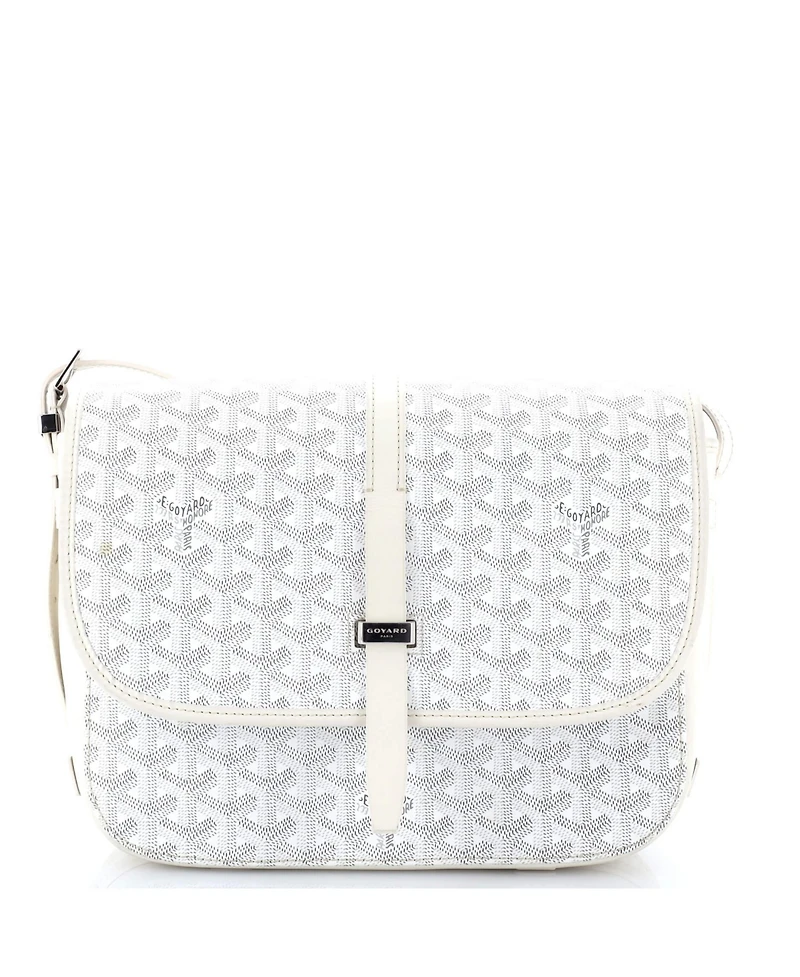 Pre-Owned Goyard Mm Belvedere Ii Messenger Bag Coated Canvas