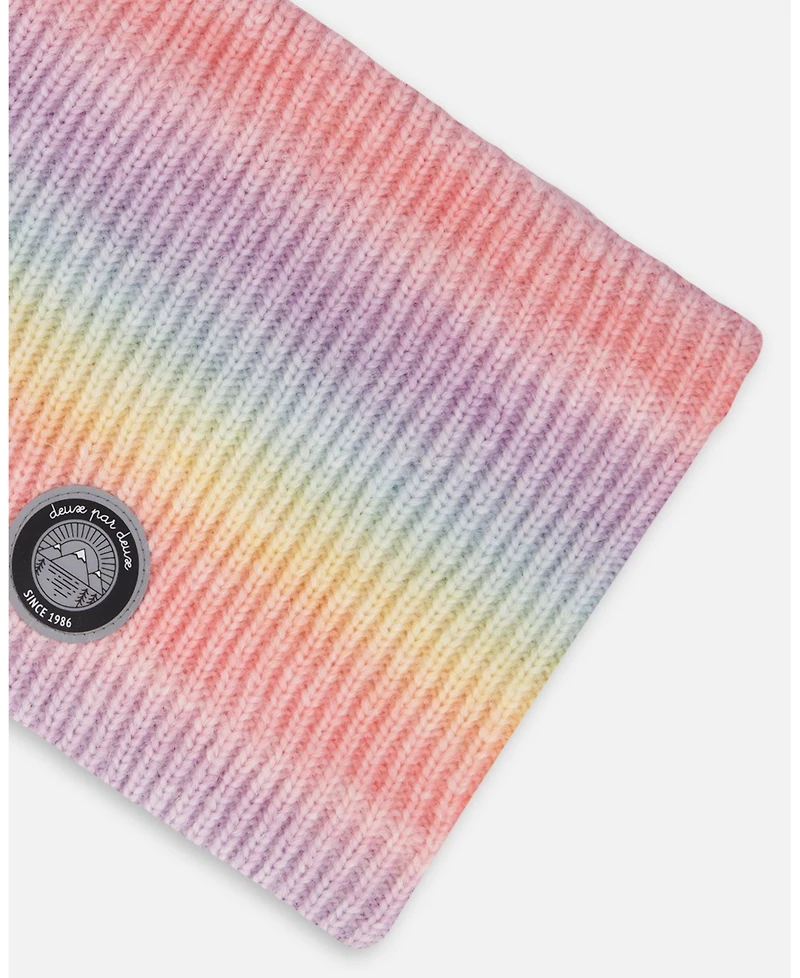 Deux par Girl Lined Knit Neckwarmer Multicolor - Toddler|Child