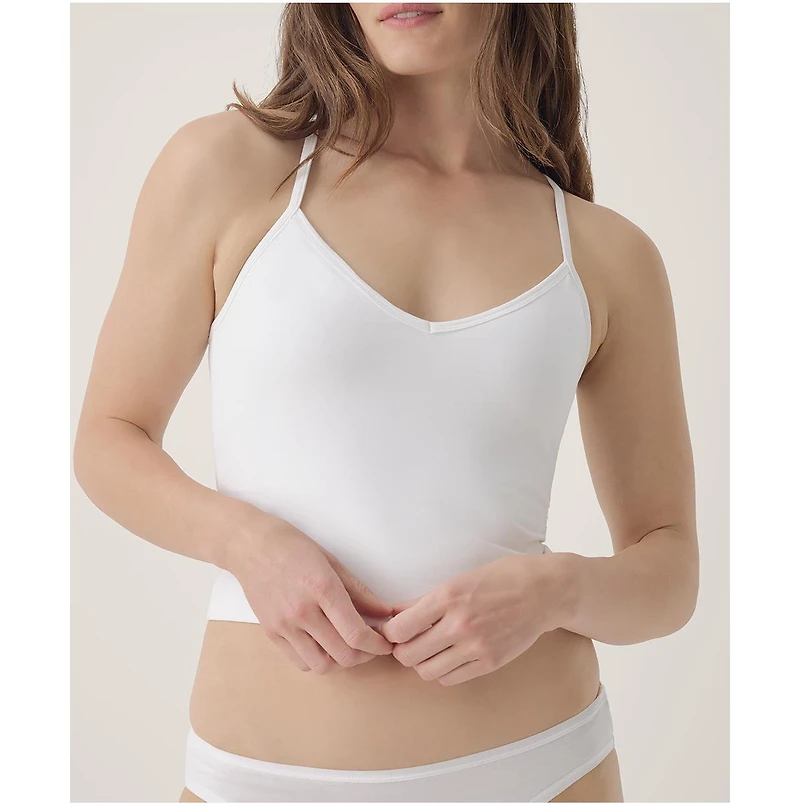 Pact Women's Everyday Shelf Bra Cropped Camisole