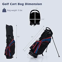 11-Piece Complete Golf Club Package Set - Blue