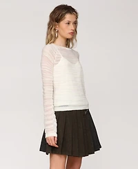 Avec Les Filles Women's Crewneck Sweater