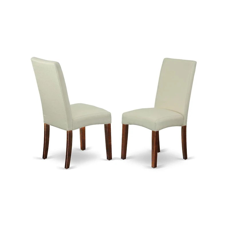 East West Furniture Dining Room Set Mahogany