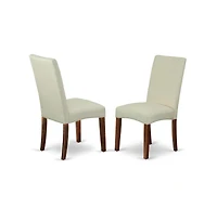 East West Furniture Dining Room Set Mahogany