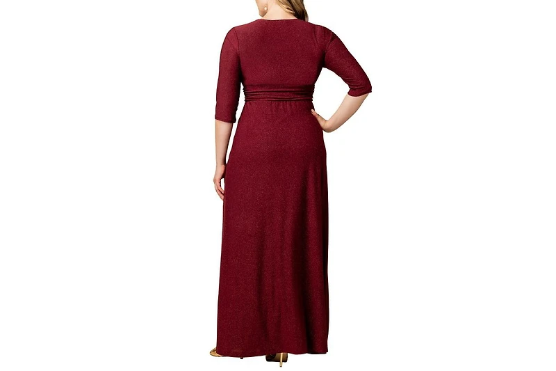 Kiyonna Women's Plus Romanced by Moonlight Long Gown