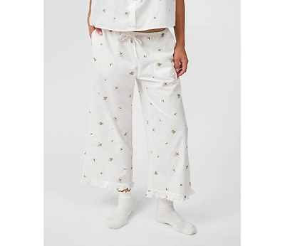 WeWoreWhat Women's Ruffle Pull-On Pants